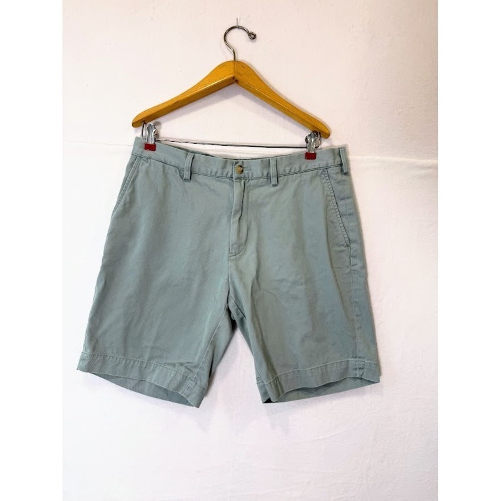 Polo Ralph Lauren Shorts Men's Size 34" Teal 9 Inch Classic Fit Chino Preppy